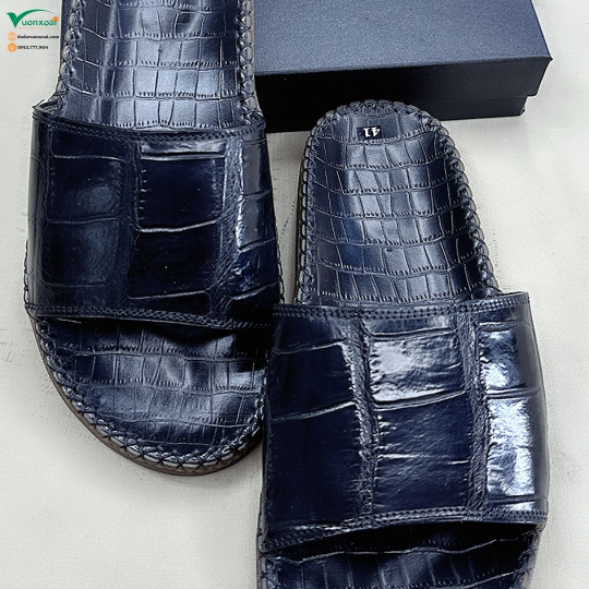 Dép Da Cá Sấu Nam VX032