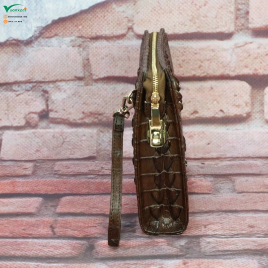 Clutch Da Cá Sấu Thời Trang Cao Cấp