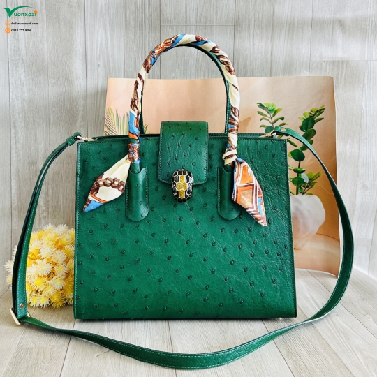 Túi Xách Nữ Thời Trang Da Đà Điểu
