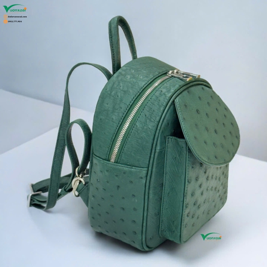 Ba Lô Da Đà Điểu Thời Trang Nữ VX09